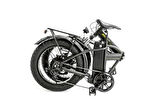BİSAN E-FOLDING F2  ELEKTRİKLİ KATLANIR BİSİKLET 43 CM DİSK FREN 20 JANT 7 VİTES MAT SİYAH SARI