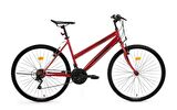 BİSAN DİSCOVER DAĞ BİSİKLETİ 42 CM V 26 JANT 21 VİTES METALİK KIRMIZI SİYAH