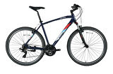 BİSAN TRX 8100-23 ERKEK ŞEHİR BİSİKLETİ 46CM V 28 JANT 21 VİTES MAT SİYAH MAVİ