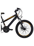 BİSAN COOPER ÇOCUK BİSİKLETİ 28 CM MD 20 JANT 21 VİTES MAT SİYAH TURUNCU