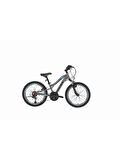BİSAN BUFFALO ÇOCUK BİSİKLETİ 30 CM V 24 JANT 18 VİTES FÜME SİYAH MAVİ