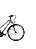 BİSAN TRX 8200 CİTY ŞEHİR BİSİKLETİ 45 CM V 700C 21 VİTES MAT MOR BEYAZ MOR