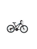 BİSAN BUFFALO ÇOCUK BİSİKLETİ 28 CM V 20 JANT 18 VİTES MAT SİYAH MAVİ
