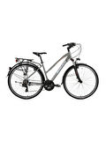 BİSAN TRX 8200 CİTY ŞEHİR BİSİKLETİ 45 CM V 700C 21 VİTES AÇIK METALİK GRİ BEYAZ PEMBE