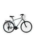 BİSAN TRX 8100 CİTY ŞEHİR BİSİKLETİ 52 CM V 700C 21 VİTES AÇIK METALİK GRİ YEŞİL BEYAZ