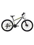 BİSAN COOPER DAĞ BİSİKLETİ 37 CM MD 27.5 JANT 21 VİTES AÇIK GRİ SİYAH SARI 