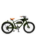 BİSAN RİDER ELEKTRİKLİ BİSİKLET 46 CM DİSK FREN 26 JANT 7 VİTES HAKİ SİYAH