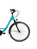BİSAN RAMONA ŞEHİR BİSİKLETİ 53 CM ROLLER FREN 700C 3 VİTES TURKUAZ PEMBE