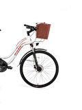 BİSAN CTX 6300 ŞEHİR BİSİKLETİ 46 CM DİSK FREN 28 JANT 21 VİTES BEYAZ KIRMIZI