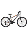 BİSAN COOPER DAĞ BİSİKLETİ 35 CM V 26 JANT 21 VİTES AÇIK GRİ SİYAH TURUNCU