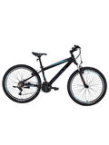 BİSAN COOPER DAĞ BİSİKLETİ 37 CM V 27.5 JANT 21 VİTES MAT SİYAH MAVİ