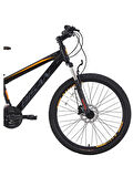 BİSAN COOPER DAĞ BİSİKLETİ 37 CM HD 27.5 JANT 21 VİTES MAT SİYAH TURUNCU