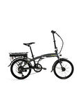 BİSAN PRİME ELEKTRİKLİ KATLANIR BİSİKLET 32 CM V 20 JANT 7 VİTES MAT GRİ SARI