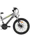 BİSAN COOPER ÇOCUK BİSİKLETİ 28 CM MD 20 JANT 21 VİTES AÇIK GRİ SİYAH SARI
