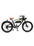 BİSAN RİDER ELEKTRİKLİ BİSİKLET 46 CM DİSK FREN 26 JANT 7 VİTES MAT SİYAH YEŞİL