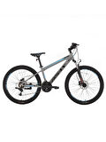 BİSAN COOPER DAĞ BİSİKLETİ 37 CM HD 27.5 JANT 21 VİTES AÇIK GRİ SİYAH MAVİ