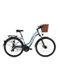 BİSAN CTX 6300 ŞEHİR BİSİKLETİ 46 CM DİSK FREN 28 JANT 21 VİTES GRİ PEMBE