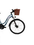 BİSAN CTX 6300 ŞEHİR BİSİKLETİ 46 CM DİSK FREN 28 JANT 21 VİTES GRİ PEMBE