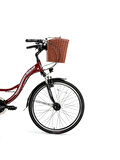 BİSAN SANDY ŞEHİR BİSİKLETİ 43 CM V 26 JANT 21 VİTES BORDO BEYAZ
