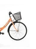 BİSAN LOTUS ŞEHİR BİSİKLETİ 34 CM V 24 JANT 21 VİTES MERCAN BEYAZ