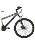 BİSAN COOPER DAĞ BİSİKLETİ 35 CM MD 26 JANT 21 VİTES FÜME SİYAH SARI