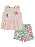 Miniworld Kız Bebek Takım 6-18 Ay Pudra