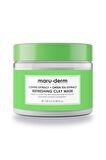 Maru.Derm Kil Maskesi | Kahve Özü + Yeşil Çay Özü Tazeleyici Kil Maskesi 100 ML | Tüm Cilt Tipleri | Vegan