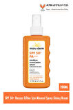 Maru.Derm Vücut Güneş Spreyi | Hassas Ciltler İçin SPF 50+ Mineral Sprey Güneş Kremi 200 ML