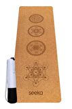 Seeka Yoga Mantar Serisi Yoga Matı - Mandala