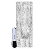 Seeka Marble Yoga Matı - Gri (183cm x 68cm Eksta Geniş Ekstra Uzun)
