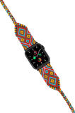 Hippi Etnich Black 42-44-45-49 mm Apple Watch Uyumlu Braided Band 