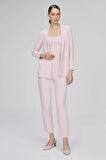 Join Us Kadın Beli Kordonlu Cepli Pantolon 0052 Pembe