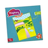 Alice & Grace Imaginory Çiftlik Temalı 3+ Yaş Büyük Boy Puzzle 48 Parça - 3 Figür