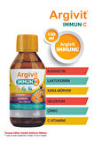 Immun C Şurup 3'lü Paket - Kara Mürver, C Vitamini, Çinko, Kuersetin, Laktoferrin Şurup 150 ml