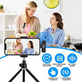 Lightning Aparatlı iPhone Uyumlu Youtuber iNfluencer Kablosuz Wireless Bluetooth Yaka Mikrofonu