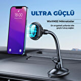 Woyax by Deji Güçlü Mıknatıslı Vantuzlu Araç İçi Telefon Tutucu - Vakumlu Akrobat Araba Telefon Tutacağı 