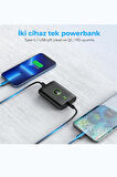 Deji by Deji 10000 mAh Hızlı Şarj Powerbank Siyah 