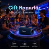 Woyax Taşınabilir Bluetooth Hoparlör, 30W Kablosuz Oval Speaker, Ses Bombası USB, TWS, 30W Güçlü Ses Bass Büyük Küçük Boy