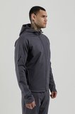 Airlife Power 22 CR Line Tam Boy Fermuarlı Erkek Kapüşonlu Sweatshirt Füme
