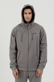 Airlife Sportswear Tam Boy Fermuarlı Erkek Kapüşonlu Eşofman Takımı Gri