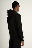 Airlife Sports Club SZ 3 Erkek Kapüşonlu Tam Boy Fermuarlı Sweatshirt Siyah