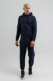 Airlife Sportswear Erkek Kapüşonlu ve Tam Boy Fermuarlı Sweatshirt Lacivert