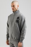 Airlife Sportswear Erkek Dik Yakalı ve Yarım Fermuarlı Sweatshirt Titanyum