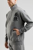 Airlife Sportswear Erkek Dik Yakalı ve Yarım Fermuarlı Sweatshirt Titanyum