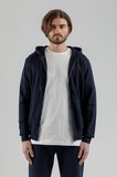 Airlife Sportswear Erkek Kapüşonlu Fermuarlı Sweatshirt Lacivert