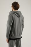 Airlife Sportswear Erkek Kapüşonlu Fermuarlı Sweatshirt Titanyum