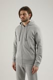 Airlife Sportswear Erkek Kapüşonlu Fermuarlı Sweatshirt Gri