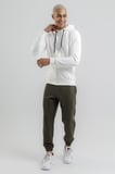 Airlife Sportswear Erkek Kapüşonlu ve Tam Boy Fermuarlı Sweatshirt Ekru
