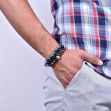 JTKB19024 JANTİ BİLEKLİK 3 LÜ KOMBİN DOĞAL TAŞ