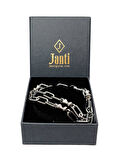 JTAW25KLY1594 ATAÇ HADES TASARIM DESEN MODEL GRİ ZİNCİR PASLANMAZ ÇELİK GARANTİLİ HEDİYE KUTULU JANTİ ÇELİK KOLYE